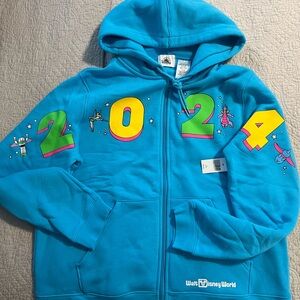 Disney world zip up hoodie 2024